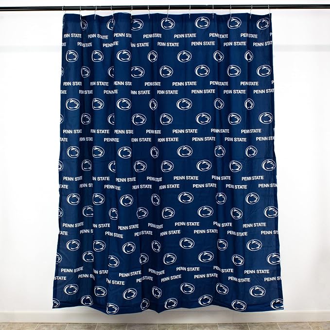 Everything Comfy Penn State Nittany Lions Bright and Colorful Shower Curtain Cover 70" x 72"
