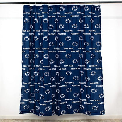 Everything Comfy Penn State Nittany Lions Bright and Colorful Shower Curtain Cover 70" x 72"