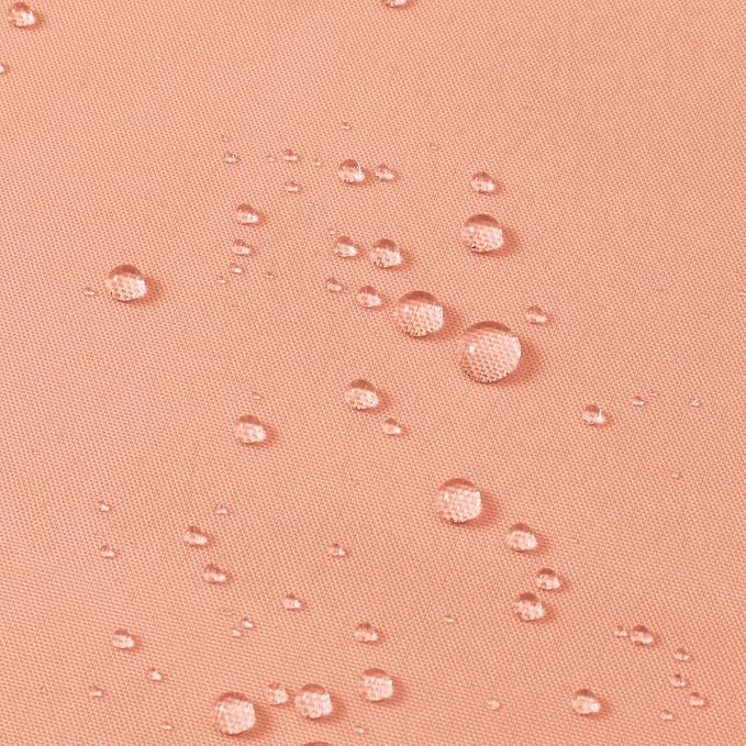 N&Y HOME Fabric Shower Curtain or Liner with Magnets, Coral | Hotel Quality, Washable, Water Repellent, Cloth Shower Curtain with Grommets for Bathroom, Standard Size