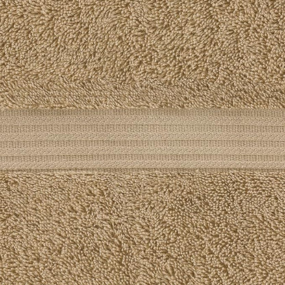 American Veteran Towel, 100% Cotton Turkish Washcloths for Bathroom Essentials 4 Pack, Soft Absorbent Wash Cloths Quick Drying Small Towels Washrags, Beige
