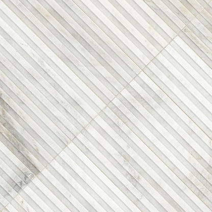 MSI Arabescato Venato Slat Honed Marble Tile for Kitchen Backsplash, Bathroom, Accent Wall, Shower, Sample