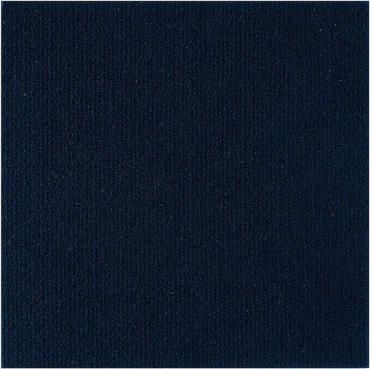 Nexus Self Adhesive 12-Inch Carpet Floor Tiles, 12 Tiles - 12" x 12", Navy Blue - Peel & Stick, DIY Flooring for Kitchen, Dining Room, Bedrooms & Bathrooms by Achim Home Decor