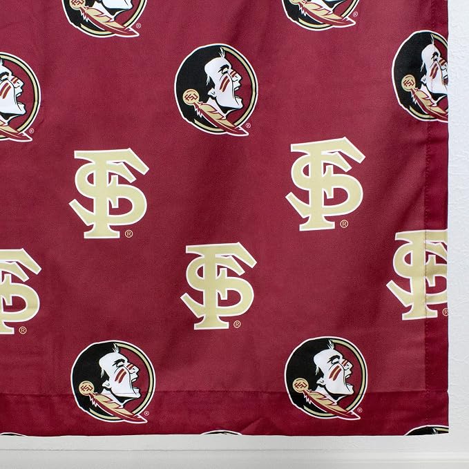 Everything Comfy Florida State Seminoles Bright and Colorful Shower Curtain Cover 70" x 72"