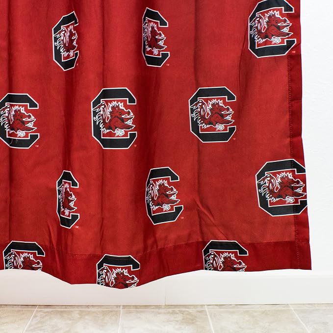 Everything Comfy South Carolina Gamecocks Bright and Colorful Shower Curtain Cover 70" x 72"