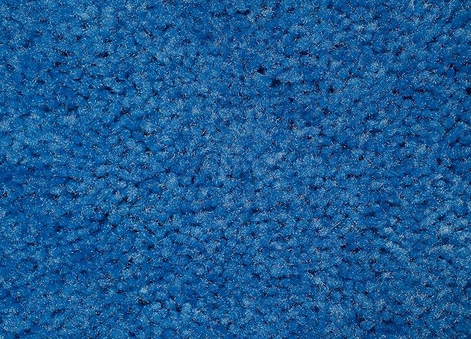 Garland Rug 24"x40" Traditional Plush Nylon Rectangle Bath Rug, Electric Blue