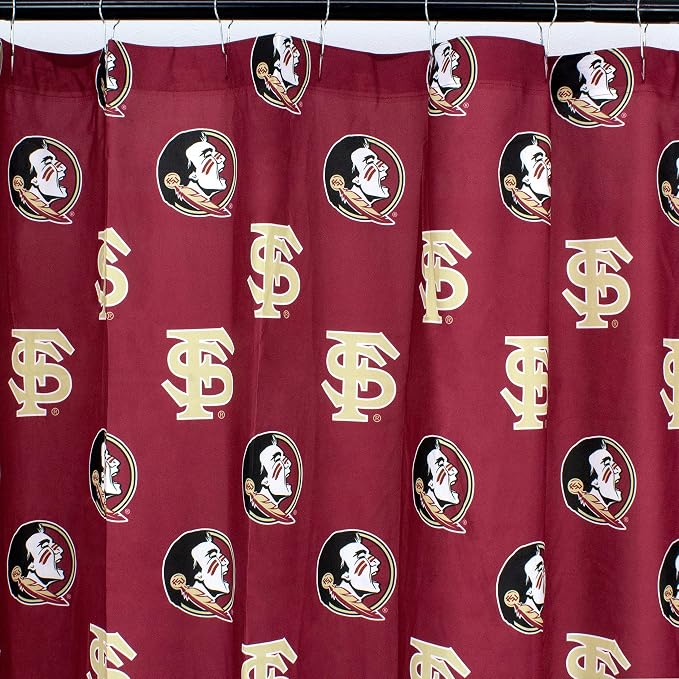 Everything Comfy Florida State Seminoles Bright and Colorful Shower Curtain Cover 70" x 72"