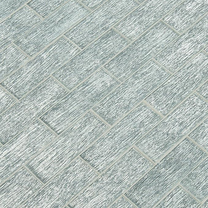MSI Chilcott Bright 14.75 inch x 11.75 inch Glass Subway Tile for Kitchen Backsplash, Wall Tile for Bathroom, Shower Wall Tile, 2x6 inch Mesh Mounted