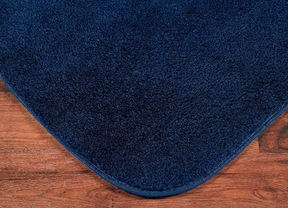 Garland Rug Traditional Bath Rug Set, 2-Piece Set, Navy