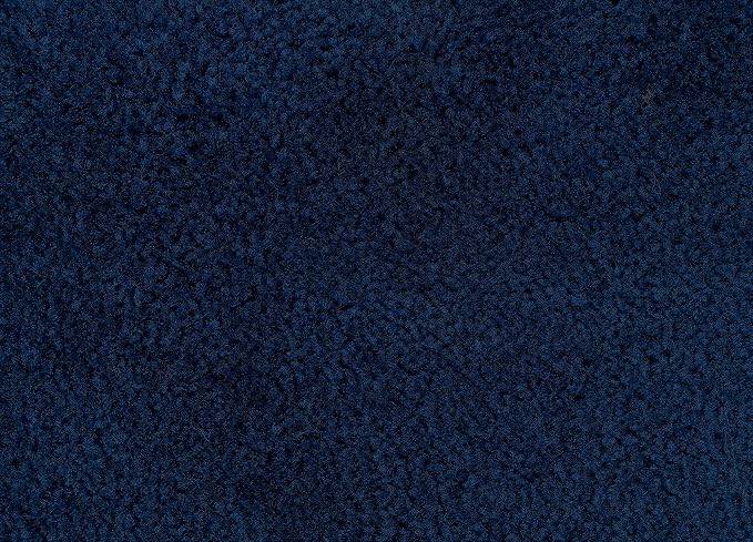 Garland Rug Traditional Nylon Washable Navy 4 Piece Set - Lid, Contour, 2 Bath Rugs - Soft, Absorbent, and Stylish for Your Bathroom