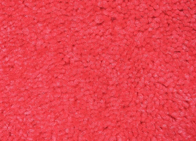 Garland Rug 22"x60" Traditional Plush Nylon Rectangle Bath Rug, Pink Hibiscus