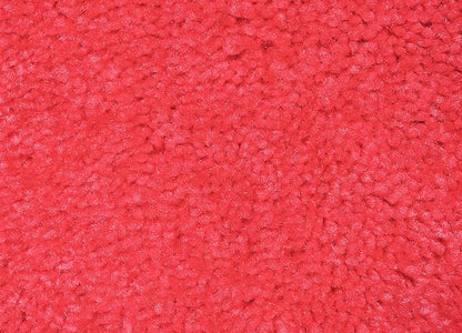 Garland Rug Traditional Nylon Washable Pink Hibiscus 3 Piece Set - Lid, Contour, Bath Rug - Soft, Absorbent, and Stylish for Your Bathroom