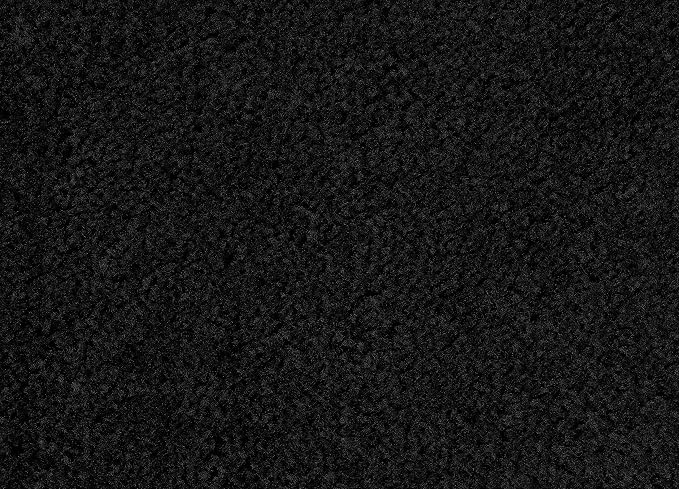 Garland Rug Traditional Nylon Washable Black 3 Piece Set - Lid, Contour, Bath Rug - Soft, Absorbent, and Stylish for Your Bathroom