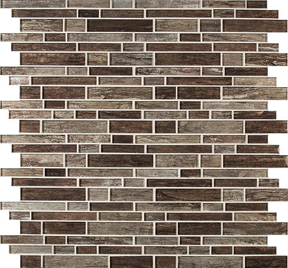 MSI Carribean Reef Glass Tile for Kitchen Backsplash, Wall Tile for Bathroom, Accent Wall Tile, and Shower Wall Tile 11.81 in. x 11.81
