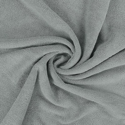 Utopia Towels Luxurious Jumbo Bath Sheet 2 Piece, 600 GSM, 35 by 70 Inches, 100% Ring Spun Cotton, Highly Absorbent and Quick Dry Extra Large Bath Towel, Super Soft Towel, Cool Grey