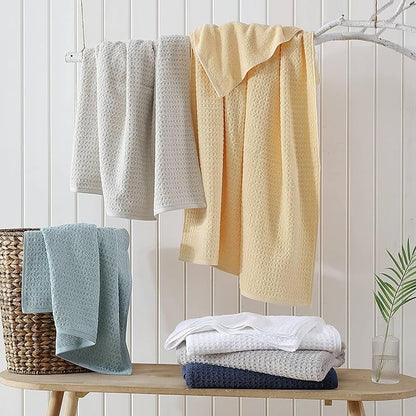 Tommy Bahama - Bath Towels, Highly Absorbent & Soft Bathroom Essentials, Low Linting & Fade Resistant, Oeko-Tex Certified (Northern Pacific Turquoise, 2-Piece)