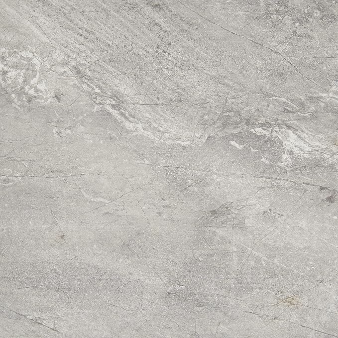 Daltile Perpetuo 24" X 24" Porcelain Marble Look Floor Tile in Polished Eternal Grey (4 pieces per carton) (15.20 sqft per carton)