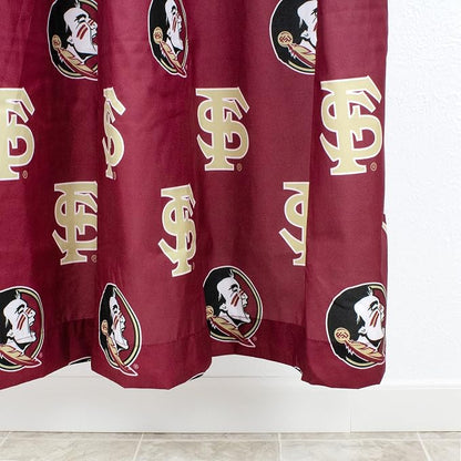 Everything Comfy Florida State Seminoles Bright and Colorful Shower Curtain Cover 70" x 72"