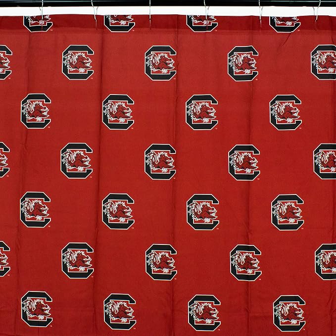 Everything Comfy South Carolina Gamecocks Bright and Colorful Shower Curtain Cover 70" x 72"