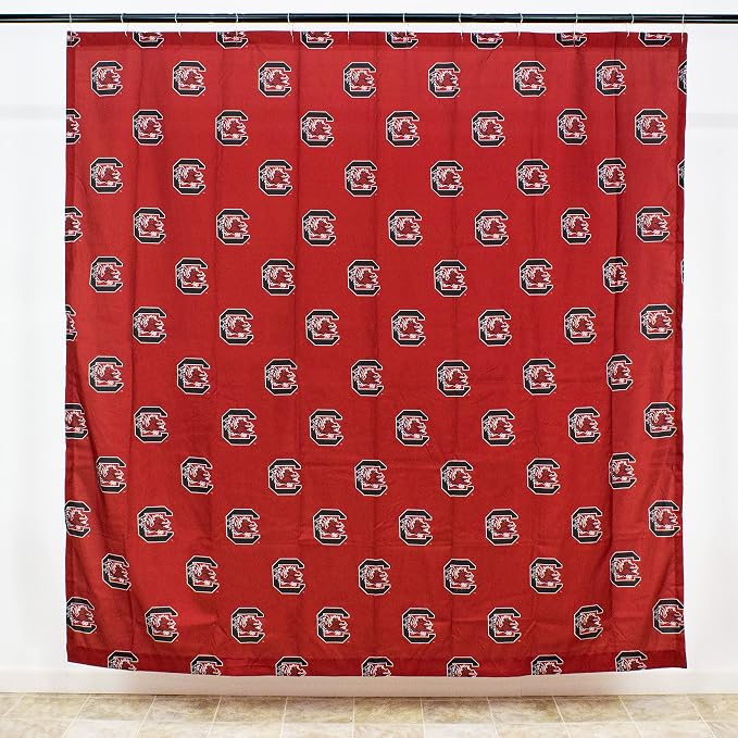 Everything Comfy South Carolina Gamecocks Bright and Colorful Shower Curtain Cover 70" x 72"