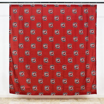 Everything Comfy South Carolina Gamecocks Bright and Colorful Shower Curtain Cover 70" x 72"