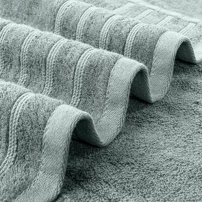 Avalon Towels Bath Towels Set of 4, Size 30 x 60 Inches - 60% Cotton, 40% Viscose Made from Bamboo, Soft and Absorbent, Quick Drying, Lightweight, Perfect for Daily Use