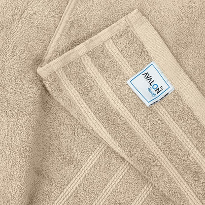Avalon Towels Bath Towels Set of 4, Size 30 x 60 Inches - 60% Cotton, 40% Viscose Made from Bamboo, Soft and Absorbent, Thin and Quick Drying, Lightweight, Perfect for Daily Use