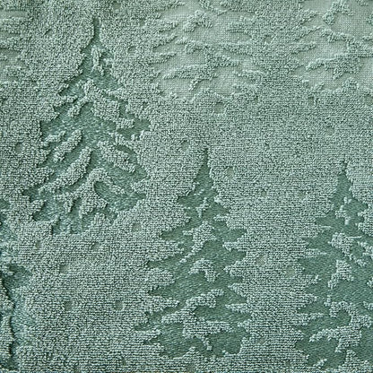 SKL Home Fall/Christmas/Winter Wispy Trees Bath Towel, 100% Cotton, Sage | 550 GSM. Soft & absorbent. Textured jacquard pattern. Great for lodge/cabin décor & holiday gifting.