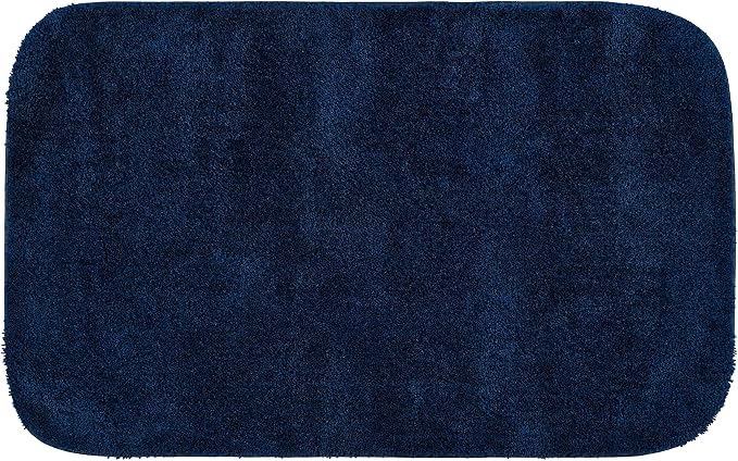 Garland Rug Traditional Bath Rug, 24-Inch by 40-Inch, Navy