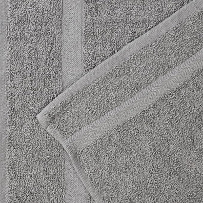 SUPERIOR 2-Piece Cotton Bath Sheet Set, Large Towels for Body, Quick Dry, Bathroom Essentials, Guest/Master Bath, Shower, Home Accessories, Apartment, Airbnb, Franklin Collection, Charcoal