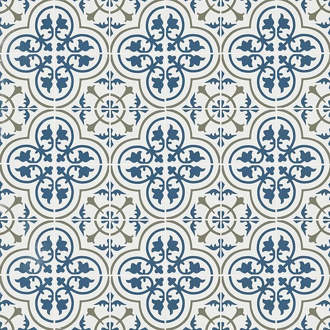 MSI Zenzibar Encaustic Sample Matte Porcelain Wall Tile for Bathroom, Floor Tile and Kitchen Backsplash