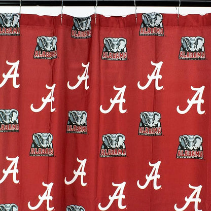 Everything Comfy Alabama Tide Bright and Colorful Shower Curtain Cover 70" x 72"