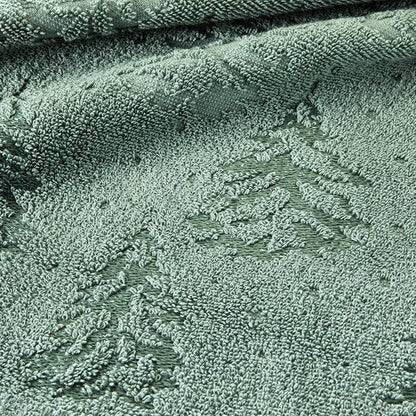 SKL Home Fall/Winter/Christmas Wispy Trees Hand Towel Set-2pc, Sage | 100% Cotton. 550 GSM. Soft & absorbent jacquard. Great for the bathroom, kitchen or bar, lodge/cabin décor & gifting.