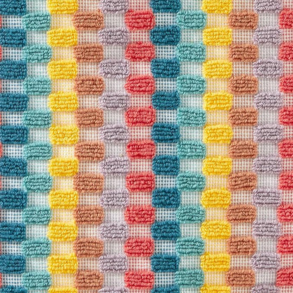 SKL Home Mid-Century Bath Towel Set-4pc, Premium 100% Cotton, Multi | 2 Bath towels, 2 hand towels. Spa-level quality. Soft & absorbent, textured jacquard. 450 GSM weight
