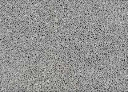 Garland Rug Traditional Nylon Washable Platinum Gray 2 Bath Rugs (21" X 34", 22" X 60") - Soft, Absorbent, and Stylish for Your Bathroom
