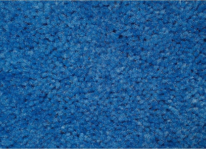 Garland Rug Traditional Nylon Washable Electric Blue 3 Bath Rugs (17" X 24", 21" X 34", 21" X 34") - Soft, Absorbent, and Stylish for Your Bathroom