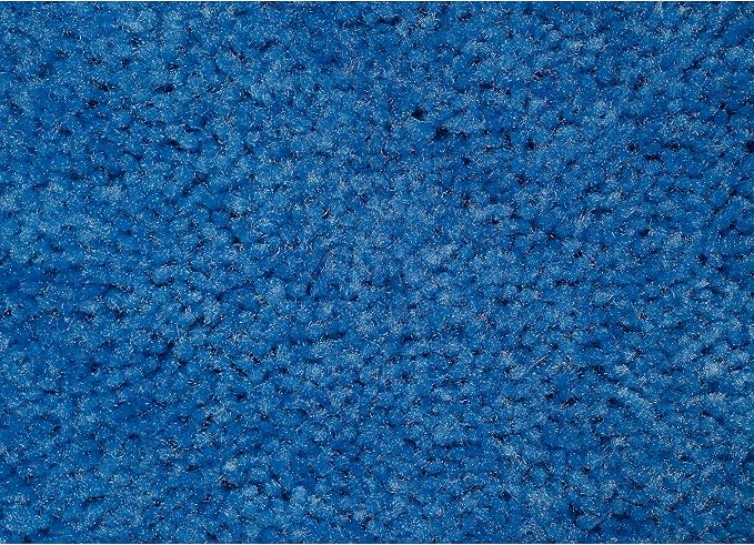 Garland Rug Traditional Nylon Washable Electric Blue 2 Bath Rugs (21" X 34", 22" X 60") - Soft, Absorbent, and Stylish for Your Bathroom