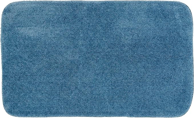 Garland Rug Traditional Bath Rug, 30-Inch by 50-Inch, Basin Blue