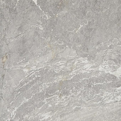 Daltile Perpetuo 24" X 24" Porcelain Marble Look Floor Tile in Polished Eternal Grey (4 pieces per carton) (15.20 sqft per carton)