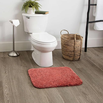 Mohawk Home Goliath Machine Washable Bath Mat 17" x 24" Cinnamon