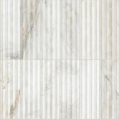 MSI Arabescato Venato Slat Honed Marble Tile for Kitchen Backsplash, Bathroom, Accent Wall, Shower, Sample