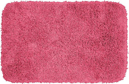 Garland Rug Jazz Nylon Washable 24 in. x 40 in. Pink Bath Rug Soft, Absorbent, and Stylish for Your Bathroom