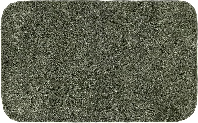 Garland Rug Traditional Nylon Washable Deep Fern 30" X 50" Bath Rug - Soft, Absorbent, And Stylish for Your Bathroom