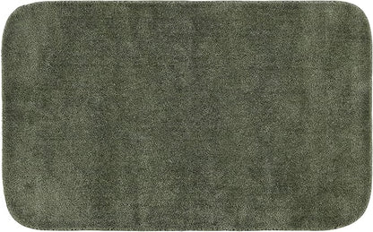 Garland Rug Traditional Nylon Washable Deep Fern 30" X 50" Bath Rug - Soft, Absorbent, And Stylish for Your Bathroom