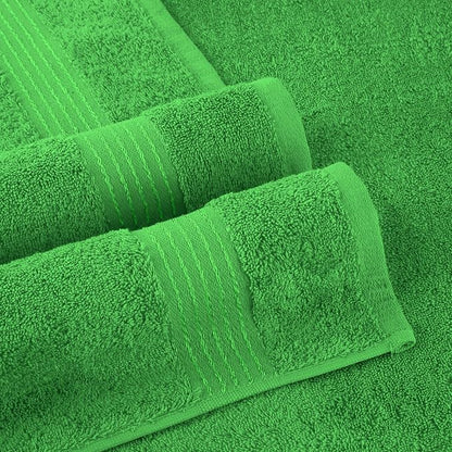 Elegant Comfort Premium Turkish Cotton 2 Pack Bath Towel Set - 27 x 54 inch, Luxurious Hotel Spa Quality 100% Turkish Cotton 2PC Bath Towel Set - Highly Absorbent - Soft Bathroom Towels, Emerald Green