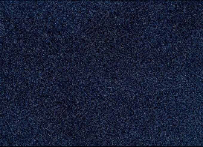 Garland Rug Traditional Nylon Washable Navy 2 Bath Rugs (21" X 34", 22" X 60") - Soft, Absorbent, and Stylish for Your Bathroom