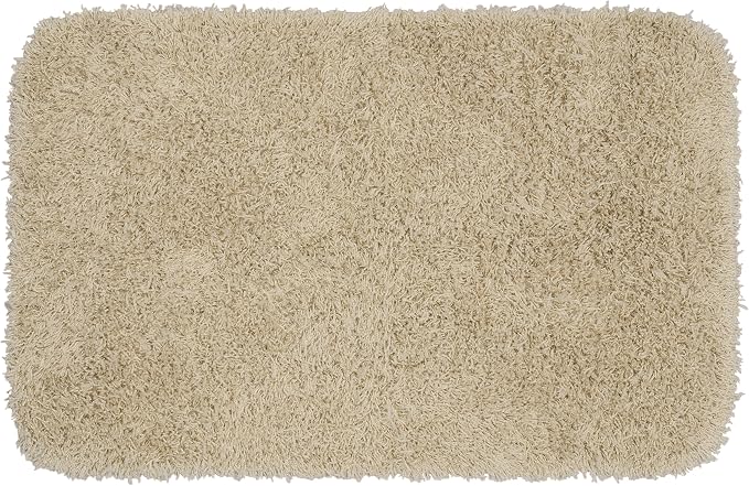 Garland Rug Jazz Nylon Washable 24 in. x 40 in. Linen Bath Rug Soft, Absorbent, and Stylish for Your Bathroom