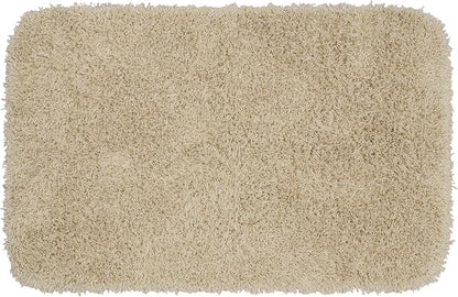 Garland Rug Jazz Nylon Washable 24 in. x 40 in. Linen Bath Rug Soft, Absorbent, and Stylish for Your Bathroom