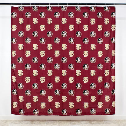Everything Comfy Florida State Seminoles Bright and Colorful Shower Curtain Cover 70" x 72"