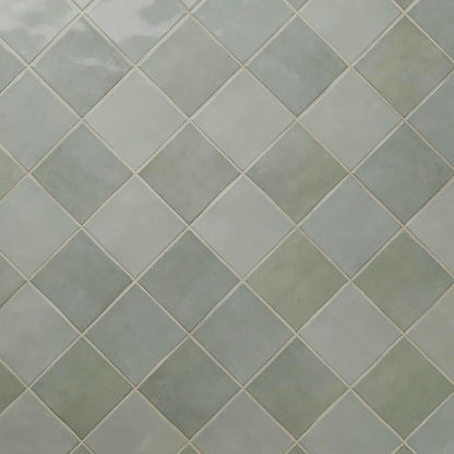 MSI Renzo Jade 5x5 Inch Glossy Ceramic Square Tile - Bathroom, Kitchen Backsplash, Accent Wall, Shower
