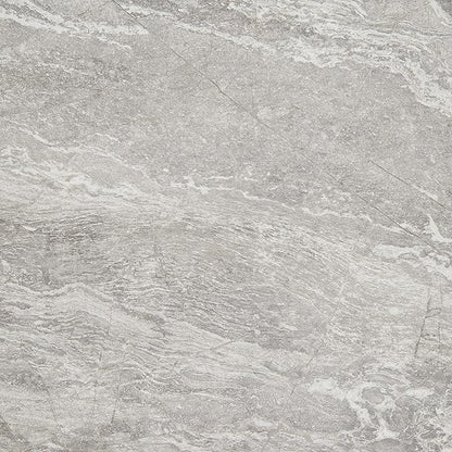 Daltile Perpetuo 24" X 24" Porcelain Marble Look Floor Tile in Polished Eternal Grey (4 pieces per carton) (15.20 sqft per carton)